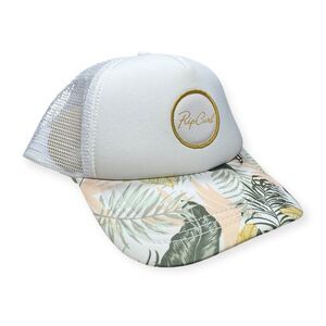 Rip Curl Floral Hat Floral Brim Snapback Cap Adjustable Mesh Back BNWT